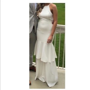 White Halston Heritage dress